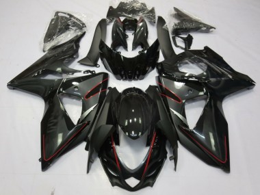 2009-2016 Silber Schwarz & Rot Suzuki GSXR 1000 Motorrad Verkleidung