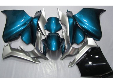 2010-2013 Hellblau & Silber Honda VFR1200 Motorrad Verkleidung
