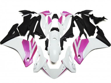 2011-2014 Rosa & Weißer Glanz Honda CBR250RR Motorrad Verkleidung