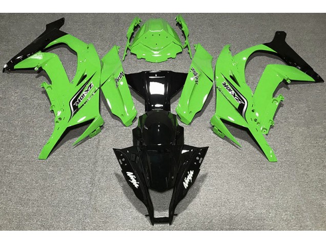 2011-2015 Glänzend Grün & Logos Kawasaki ZX10R Motorrad Verkleidung 2011-2015 Glänzend Grün & Logos Kawasaki ZX10R Motorrad Verkleidung