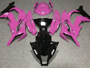 2011-2015 Glanzrosa & Logos Kawasaki ZX10R Motorrad Verkleidung