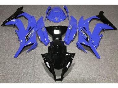 2011-2015 Logos In Glänzendem Blau Kawasaki ZX10R Motorrad Verkleidung