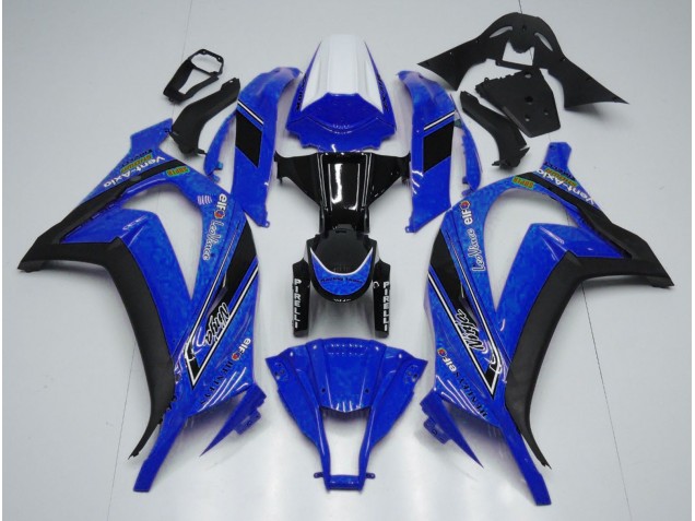 2011-2015 OEM Stil Blau Kawasaki ZX10R Motorrad Verkleidung
