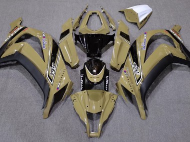 2011-2015 OEM Stil Wüstenbraun Kawasaki ZX10R Motorrad Verkleidung