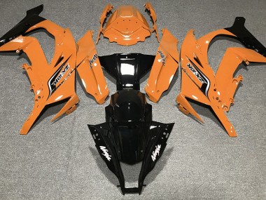 2011-2015 Orange Glänzend & Logos Kawasaki ZX10R Motorrad Verkleidung