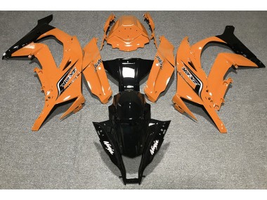 2011-2015 Orange Glänzend & Logos Kawasaki ZX10R Motorrad Verkleidung