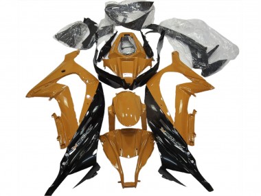 2011-2015 Orange Glänzend & Schwarz Kawasaki ZX10R Motorrad Verkleidung