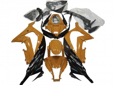 2011-2015 Orange Glänzend & Schwarz Kawasaki ZX10R Motorrad Verkleidung