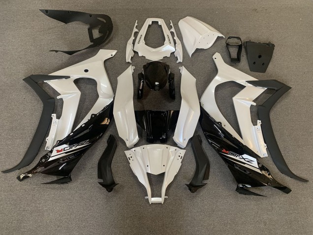 2011-2015 Perlweiß & Schwarz Kawasaki ZX10R Motorrad Verkleidung 2011-2015 Perlweiß & Schwarz Kawasaki ZX10R Motorrad Verkleidung