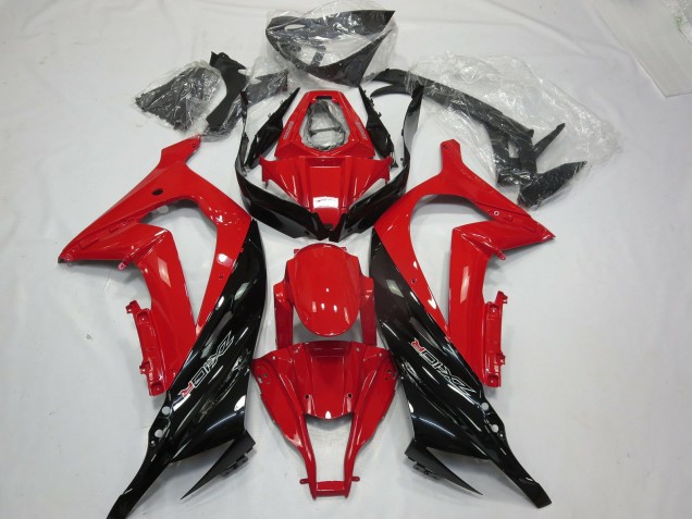 2011-2015 Rot Schwarz Gloss Kawasaki ZX10R Motorrad Verkleidung 2011-2015 Rot Schwarz Gloss Kawasaki ZX10R Motorrad Verkleidung