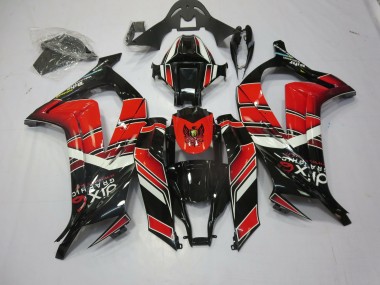 2011-2015 Rot Schwarz Special Kawasaki ZX10R Motorrad Verkleidung