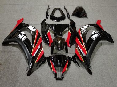 2011-2015 Rot Schwarz Special Weiß Kawasaki ZX10R Motorrad Verkleidung