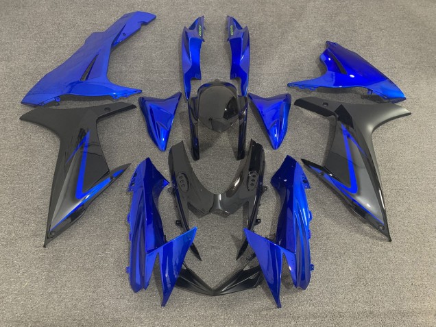 2011-2024 Blau Schwarz & Grau Suzuki GSXR 600-750 Motorrad Verkleidung 2011-2024 Blau Schwarz & Grau Suzuki GSXR 600-750 Motorrad Verkleidung
