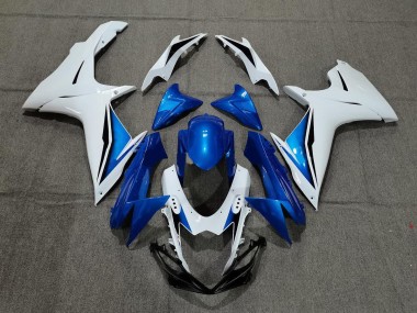 2011-2024 Blau & Weiß Suzuki GSXR 600-750 Motorrad Verkleidung