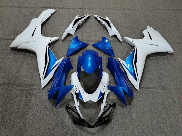 2011-2024 Blau & Weiß Suzuki GSXR 600-750 Motorrad Verkleidung