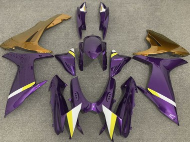 2011-2024 Glanz Lila & Gold Suzuki GSXR 600-750 Motorrad Verkleidung