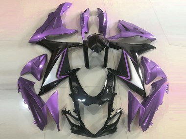2011-2024 Glanz Lila Kanten Suzuki GSXR 600-750 Motorrad Verkleidung