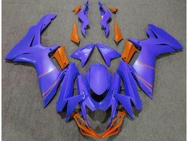2011-2024 Matt Ozeanblau & Orange Suzuki GSXR 600-750 Motorrad Verkleidung