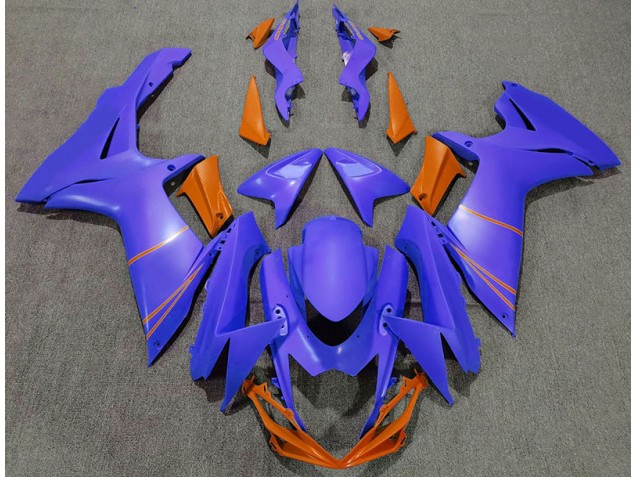 2011-2024 Matt Ozeanblau & Orange Suzuki GSXR 600-750 Motorrad Verkleidung 2011-2024 Matt Ozeanblau & Orange Suzuki GSXR 600-750 Motorrad Verkleidung
