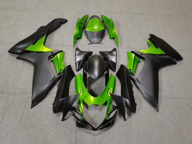 2011-2024 Matt Schwarz & Grün Suzuki GSXR 600-750 Motorrad Verkleidung 2011-2024 Matt Schwarz & Grün Suzuki GSXR 600-750 Motorrad Verkleidung