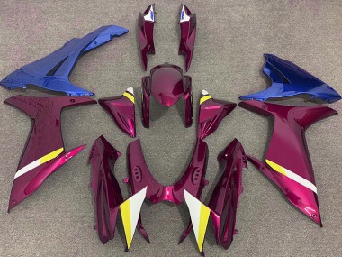 2011-2024 Rot & Blau Glänzend Suzuki GSXR 600-750 Motorrad Verkleidung