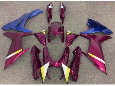 2011-2024 Rot & Blau Glänzend Suzuki GSXR 600-750 Motorrad Verkleidung