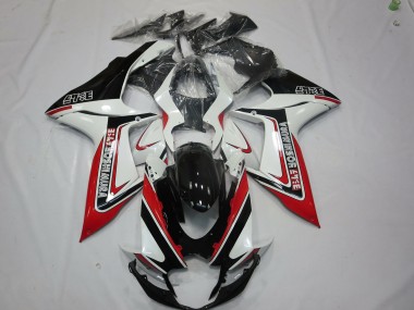 2011-2024 Rot Weiß & Schwarz Suzuki GSXR 600-750 Motorrad Verkleidung