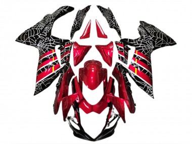 2011-2024 Rot Spinne Suzuki GSXR 600-750 Motorrad Verkleidung