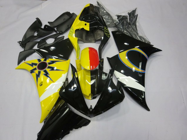 2012-2014 Gelb 46 Yamaha R1 Motorrad Verkleidung 2012-2014 Gelb 46 Yamaha R1 Motorrad Verkleidung