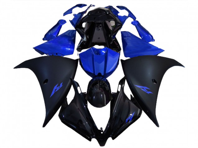 2012-2014 Matt Schwarz & Blau Yamaha R1 Motorrad Verkleidung 2012-2014 Matt Schwarz & Blau Yamaha R1 Motorrad Verkleidung