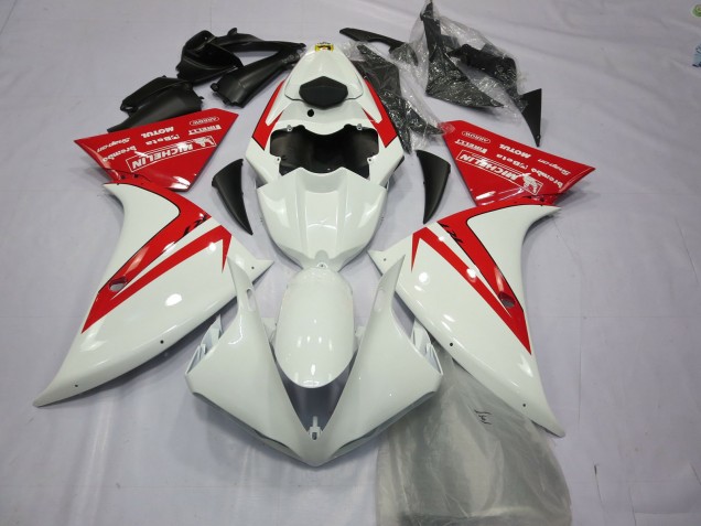 2012-2014 Rot & Weiß Yamaha R1 Motorrad Verkleidung