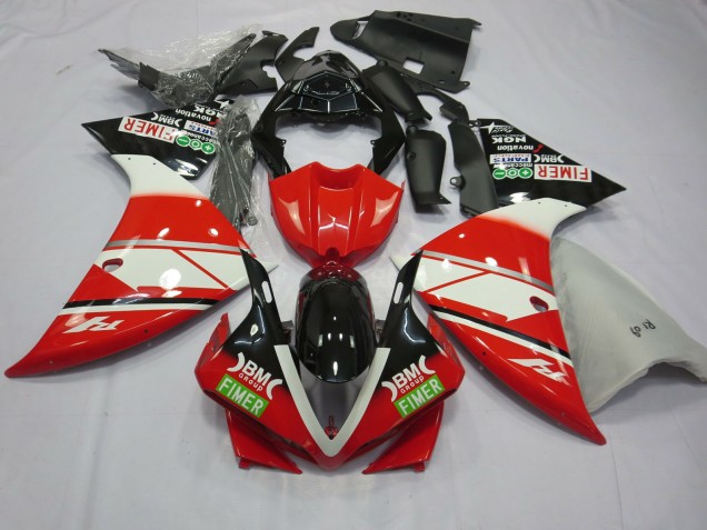 2012-2014 Rot-Weiß Yamalube Yamaha R1 Motorrad Verkleidung 2012-2014 Rot-Weiß Yamalube Yamaha R1 Motorrad Verkleidung