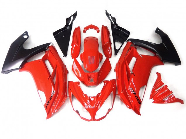 2012-2014 Schwarz Kawasaki ER6F Motorrad Verkleidung