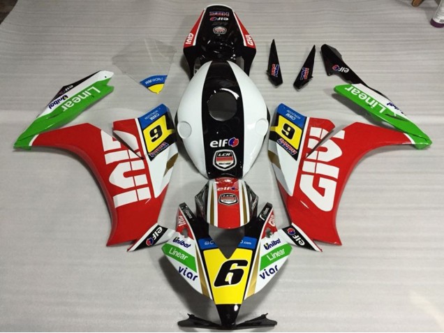 2012-2016 6 Givi Rot Honda CBR1000RR Motorrad Verkleidung