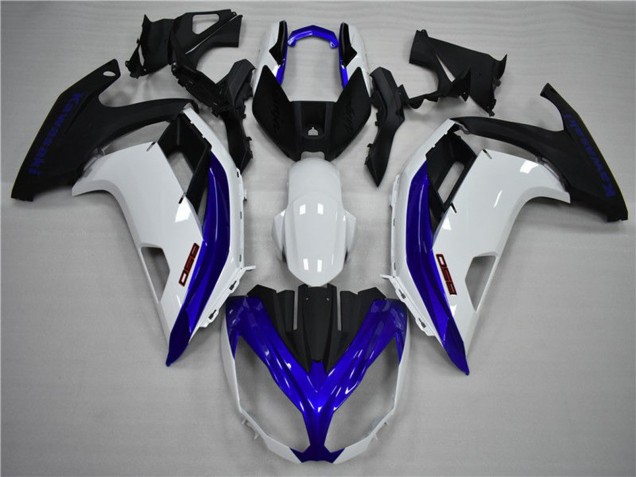 2012-2016 Blau & Weiß Kawasaki Ninja 650R Motorrad Verkleidung