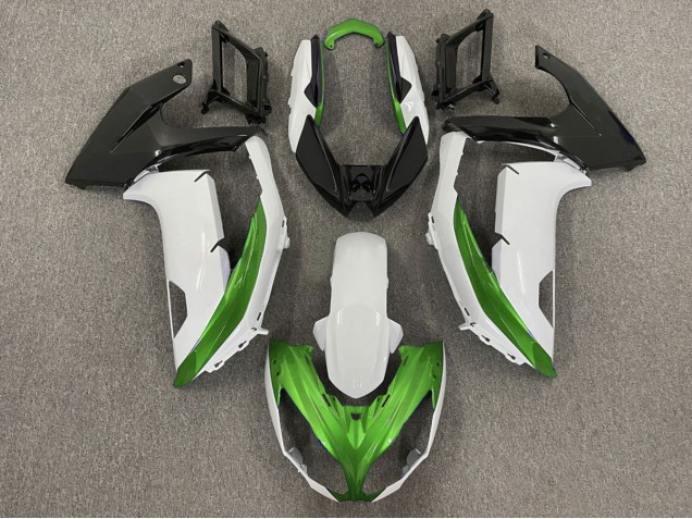 2012-2016 Glänzend Weiß & Grün Kawasaki Ninja 650R Motorrad Verkleidung 2012-2016 Glänzend Weiß & Grün Kawasaki Ninja 650R Motorrad Verkleidung