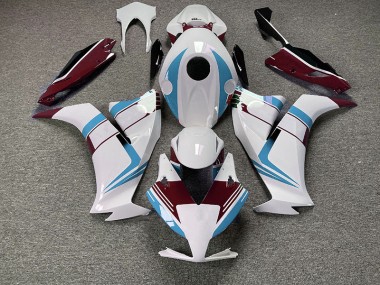 2012-2016 Glänzend Hellblau & Kastanienbraun Honda CBR1000RR Motorrad Verkleidung