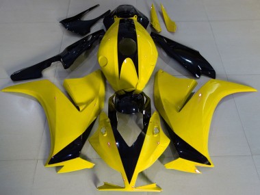 2012-2016 Glänzendes Gelb & Schwarz Honda CBR1000RR Motorrad Verkleidung