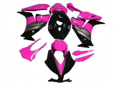 2012-2016 Glanzrosa Schwarz & Grau Honda CBR1000RR Motorrad Verkleidung