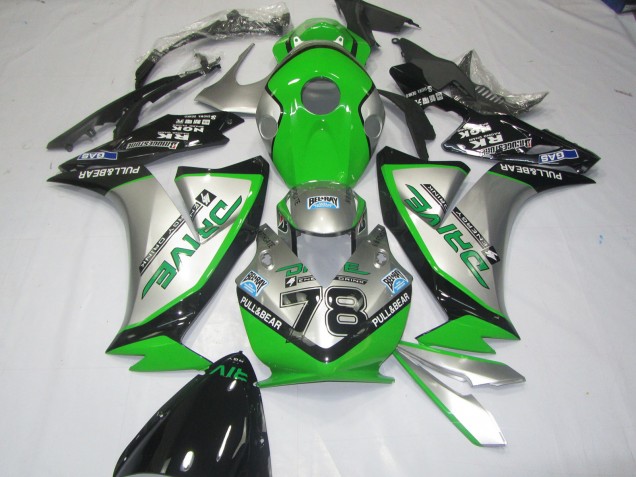 2012-2016 Grün-Silber Honda CBR1000RR Motorrad Verkleidung 2012-2016 Grün-Silber Honda CBR1000RR Motorrad Verkleidung