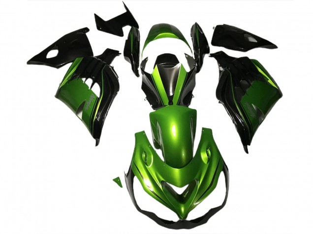 2012-2021 Glänzend Grün & Schwarz Kawasaki ZX14R Motorrad Verkleidung 2012-2021 Glänzend Grün & Schwarz Kawasaki ZX14R Motorrad Verkleidung
