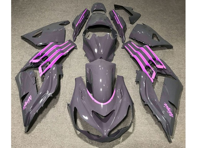 2012-2021 Nardo Grau & Rosa Kawasaki ZX14R Motorrad Verkleidung 2012-2021 Nardo Grau & Rosa Kawasaki ZX14R Motorrad Verkleidung