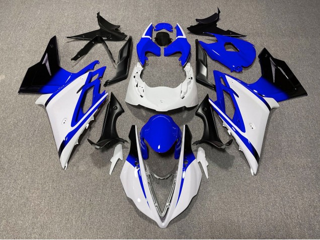 2013-2016 Glänzend Weiß & Blau Triumph Daytona 675 Motorrad Verkleidung 2013-2016 Glänzend Weiß & Blau Triumph Daytona 675 Motorrad Verkleidung