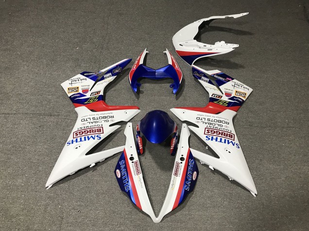 2013-2016 Glänzend Weiß Triumph Daytona 675 Motorrad Verkleidung
