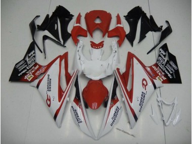 2013-2016 Rot Schwarz Fade Triumph Daytona 675 Motorrad Verkleidung