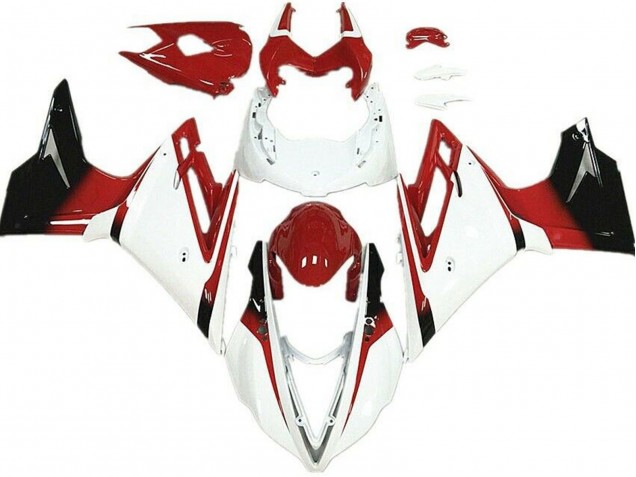 2013-2016 Weiß & Rot Triumph Daytona 675 Motorrad Verkleidung 2013-2016 Weiß & Rot Triumph Daytona 675 Motorrad Verkleidung