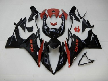 2013-2016 Schwarz Glänzend Stil Triumph Daytona 675 Motorrad Verkleidung