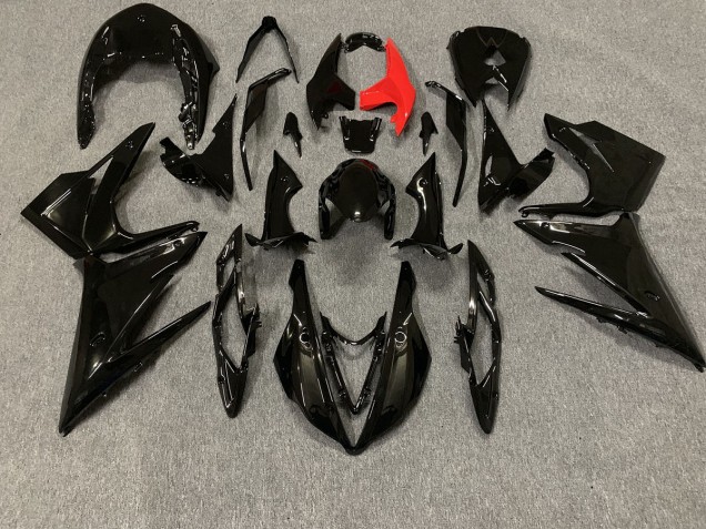 2013-2016 Schwarz Glänzend Triumph Daytona 675 Motorrad Verkleidung
