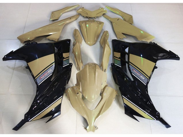 2013-2018 Desert Tan & Schwarz Kawasaki Ninja 300 Motorrad Verkleidung 2013-2018 Desert Tan & Schwarz Kawasaki Ninja 300 Motorrad Verkleidung