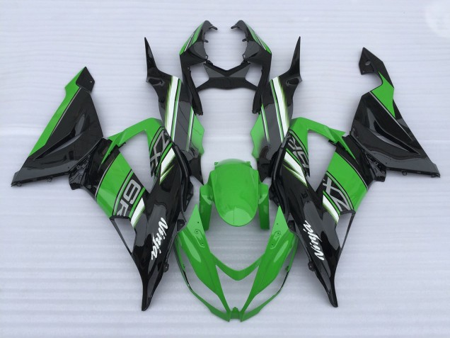 2013-2018 Grün & Schwarz Glanz Kawasaki ZX6R Motorrad Verkleidung 2013-2018 Grün & Schwarz Glanz Kawasaki ZX6R Motorrad Verkleidung